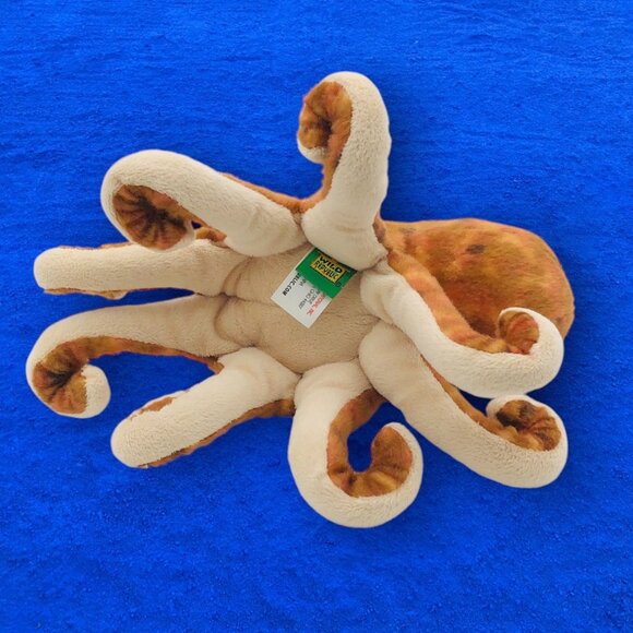 Wild Republic 8" Octopus 2013 Stuffed Animal Realistic Plush - Picture 7 of 9